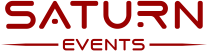 Saturn Events small size - Red Transparent 2020 Logo